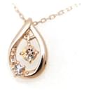 K10PG Pink Gold Gemstone Necklace in Great Condition - & Other Stories