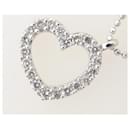 4℃ Collana con diamanti con motivo a cuore, Le signore, K18 ORO BIANCO, 4℃ Usato in ottime condizioni - & Other Stories