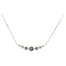 K18YG Purple Stone Diamond Necklace in Great Condition - & Other Stories