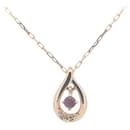 Collier en diamant en or rose K10PG en excellent état - & Other Stories