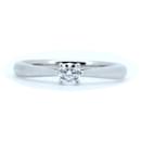 Lazare Diamond Ring 0.15ct in Platinum PT900, Size 9 (Pre-owned, Silver, Ladies) in Great Condition - & Other Stories