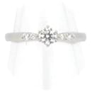 Lazare Diamond Ring 0.25ct 0.07ct PT950 Platinum Size 11.5 in Great Condition - & Other Stories