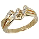 K18YG Yellow Gold Diamond Ring 0.08ct Size 11 in Great Condition - & Other Stories