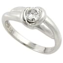 Platinum PT900 Ring for Women with Single Diamond (0.51ct), Size 12.5 in Excellent Condition - & Other Stories