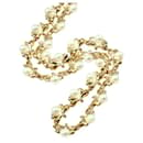 Damen 18K Gelbgold Halskette mit Perlen (CA 4.1-4.3mm x33) In sehr gutem Zustand - & Other Stories