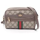 Gucci GG Supreme Ophidia Crossbody Bag Canvas Crossbody Bag in Very Good Condition