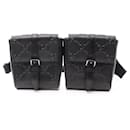 Gucci GG Embossed Perforated Leather Double Belt Bag  Leather Belt Bag in Great Condition