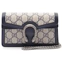 Bolso de hombro Gucci GG Supreme Dionysus Super Mini Bag de lona 476432 en excelente estado