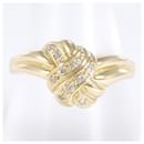 K18 Anello in oro giallo con 0.10CT Diamond, Size 16, Peso totale circa 3.5g - Per donne in condizioni eccellenti - & Other Stories