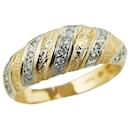 K18YG Yellow Gold Pt850 Platinum Diamond Ring 12.5 in Excellent Condition - & Other Stories