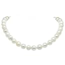 K14YG Yellow Gold Pearl 10.7-13mm Diamond Necklace in Very Good Condition - & Other Stories