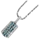 K18WG White Gold Alexandrite 0.61ct Diamond 0.18ct Pendant Necklace in Excellent Condition - & Other Stories