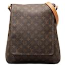 Bolso de hombro largo Louis Vuitton Monogram Musette Salsa M51387 de cuero PVC marrón en muy buen estado