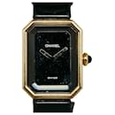 Chanel Premiere M Quarz Uhr K18YG Gelbgold Leder in sehr gutem Zustand