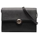 Bolso de hombro Louis Vuitton Epi Pochette Arche M52572 de cuero negro en buen estado