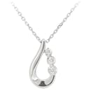 K18WG Diamond Necklace 18K White Gold in Great Condition - & Other Stories