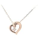 Collier en diamant en or rose K10PG en excellent état - & Other Stories