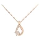 Collier en diamant en or rose K10PG en excellent état - & Other Stories