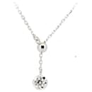 Used K18WG Diamond Necklace White Gold in Great Condition - & Other Stories