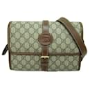 Gucci GG Supreme Interlocking G Messenger Bag  Canvas Crossbody Bag 745679 in Very Good Condition