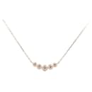 K10PG Pink Gold Diamond Necklace in Great Condition - & Other Stories