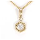 18k Collier diamant en or jaune, 0.23ct, approx. 40cm, Poids total approximatif 3.7g en excellent état - & Other Stories