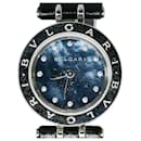 Bvlgari B-Zero1 Shell Diamond Quarz Uhr BZ23S aus Edelstahl in sehr gutem Zustand - Bulgari