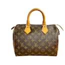 Louis Vuitton Speedy 25 Canvas Handbag M41528 in Very Good Condition