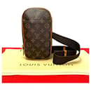 Louis Vuitton Pochette Gange Canvas Shoulder Bag M51870 in Very Good Condition