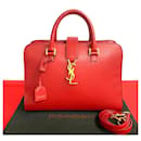 Yves Saint Laurent Baby Cabas Lederhandtasche 357395 in sehr gutem Zustand