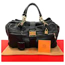 Loewe Leather Lola 33 Leather Handbag 87147 in Good condition