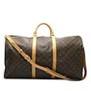 Louis Vuitton Monogram Keepall 60 Bandouliere Canvas Travel Bag M41412 in Great Condition