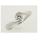 4℃ Damen-Diamantring, Size 6, PT950 Platin, 0.173ct [Gebraucht] in sehr gutem Zustand - & Other Stories