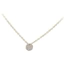 Pre-owned Ponte Vecchio Diamond Necklace 0.10ct K18YG in Great Condition - & Other Stories