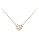 Ponte Vecchio Diamond Necklace 0.15ct K18PG Pink Gold in Great Condition - & Other Stories