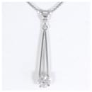 PT900 PT850 Platinum Diamond Necklace in Excellent Condition - & Other Stories