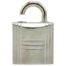 Hermes Pure Perfume Jewel Calèche Lock Cadena Silver Metal in Very Good Condition - Hermès