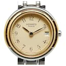 Hermes Windsor Quartz Watch Stainless Steel Ivory Dial in Good Condition - Hermès