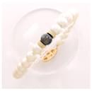 K18 Yellow Gold Pearl Bracelet 21cm in Great Condition - & Other Stories