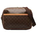 Sac à bandoulière Louis Vuitton Monogram Reporter GM M45252 en cuir PVC marron en bon état