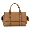 Bottega Veneta Intrecciato Leather Handbag in Very Good Condition