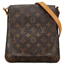 Sac à bandoulière long Louis Vuitton Monogram Musette Salsa M51387 en PVC marron en très bon état