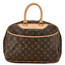 Louis Vuitton Monogram Deauville Handtasche M47270 aus braunem PVC-Leder in gutem Zustand