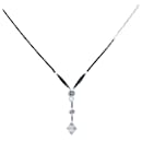 Collier en diamant Jeunet 0,31 ct K18WG/PT900 en or blanc et platine en excellent état - & Other Stories