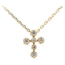 Pre-owned Star Jewelry Diamond Necklace 0.10ct K18YG in Great Condition - & Other Stories