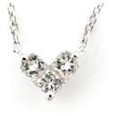 Pre-owned Star Jewelry Diamond Necklace 0.15ct K18WG in Great Condition - & Other Stories