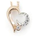 Collana di diamanti K18PG/K18WG 0,03 ct in ottime condizioni - & Other Stories