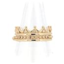 K18YG Yellow Gold Diamond Crown Motif Ring 13.5 in Great Condition - & Other Stories