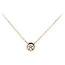 Collier en diamant en or rose K18 0,113 ct 0,004 ct en excellent état - & Other Stories