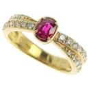 Beautiful Ruby 0.45ct, Diamond 0.35ct, 4.4g K18YG Yellow Gold Ring, Size 11 for Women in Excellent Condition - & Other Stories